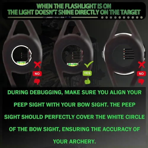 Vista 7 de 5-Pin Compound Bow Sight - with Level & Height Micro-Adjustable, Aluminum Alloy Hunting Sight for Right/Left Hand, Includes Sight Light & Tools