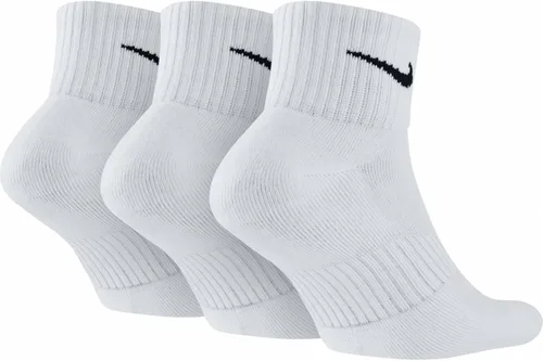 Vista 2 de NIKE Calcetines de entrenamiento de un cuarto de cojín de alto rendimiento 3 pares