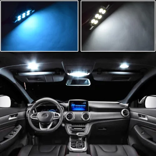 Vista 4 de Kit de luces LED para maletero de automóvil, para Nissan Note E11 E12 2006-2017 2018 2019 accesorios de iluminación de coche