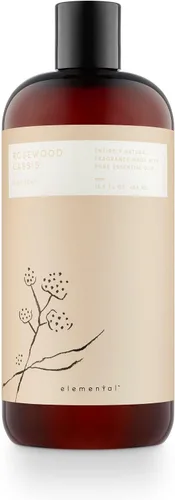 Vista 23 de ILLUME Elemental Collection, vidrio natural de hoja de cedro cítrico, vela de 11.5 onzas, 11.5 onzas, rojo