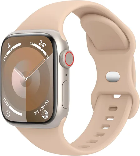 Vista 10 de Correas deportivas compatibles con Apple Watch Band de 1.654 in, 1.732 in, 1.772 in, 1.929 in, 1.496 in, 1.575 in y 1.614 in, correa de silicona