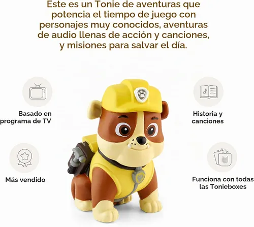 Vista 4 de Tonies Rubble Figura de Juguete de Audio de PAW Patrol