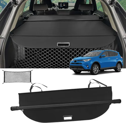 Vista 28 de Sze Cubierta de carga para Jeep Grand Cherokee 2022 2023 2024 2025 2026 (2 filas; WL) 4XE retráctil para maletero, cubierta de seguridad negra