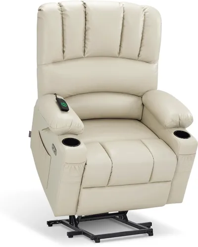 Vista 12 de MCombo Silla reclinable grande para ancianos altos, 7099 Negro