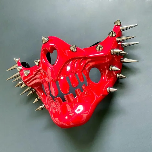 Vista 4 de MasqStudio Disfraz de Halloween Mad Max Cosplay Steampunk Dress Up Party Masquerade Gas JAW Máscara