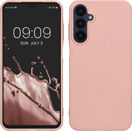 Vista 189 de kwmobile Funda compatible con Samsung Galaxy A12 - Funda protectora de silicona TPU suave y delgada - Azul Báltico