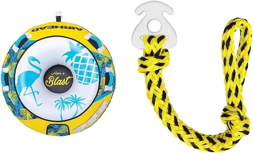 Vista 6 de AIRHEAD - Inflable remolcable Blast de 1 a 4 pasajeros para actividades acuáticas
