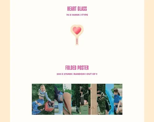 Vista 7 de TWICE [BETWEEN 1&2] 11th Mini Album Random Ver. CD+Photobook+5ea Photocard+Polaroid Photocard+Film Photo Sticker+Message Photocard+Heart