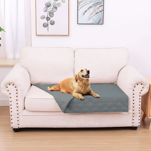 Vista 172 de hyha - Manta impermeable para cama de perro, mantas suaves para mascotas, funda impermeable para sofá para perros, fundas reversibles lavables