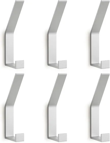 Vista 8 de Ganchos para Perchero Montados en la Pared, Negro, 2 Paquetes, Ganchos de Cuerda para Toallas de Baño para Cocina, Puerta, Gabinete, Baño