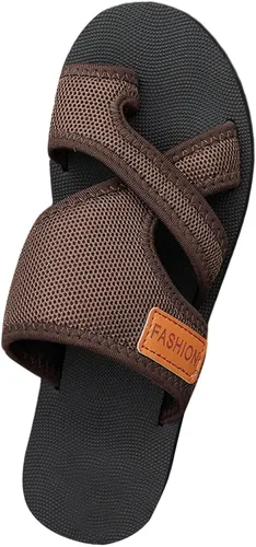 Vista 7 de Sandalias ortopédicas para mujer, cómodas sandalias de playa con soporte de arco transpirable de malla hueca para caminar