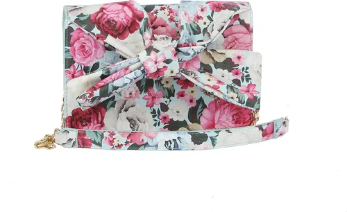 Vista 10 de Handbag Republic Bolsos cruzados con lazo en forma de lazo y lazo para mujer a la moda Aflower_mint