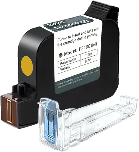 Vista 15 de Phezer Cartucho de tinta solvente de secado rápido original de repuesto PS100 impresora de inyección de tinta portátil y mini impresora de inyección