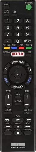 Vista 3 de RMT-TX100U - Control remoto universal para Sony TV Remote para todos los televisores Sony LCD LED HDTV Smart bravia - no necesita configuración