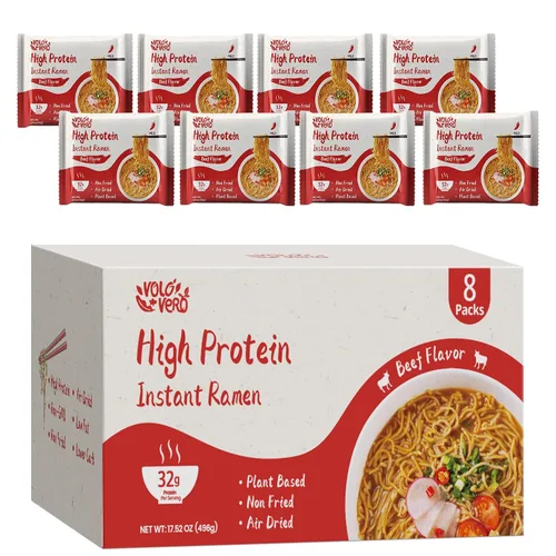 Vista 10 de VOLO VERO Fideos de proteína vegetal ramen de alto contenido proteico