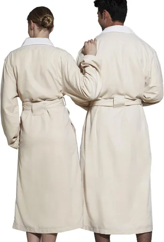 Vista 2 de Bata de spa de lujo suave y sedosa para hombre y mujer