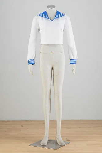 Vista 5 de Traje de cosplay de Sailor Moon Tsukino Usagi Mercury para mujer, conjunto de 4 piezas