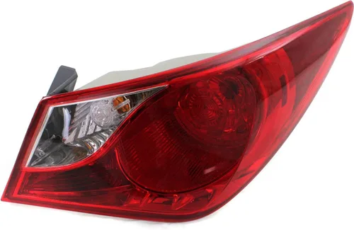 Vista 5 de Evan Fischer Luz trasera compatible con Hyundai Sonata 2011-2014, halógena, con bombillas, se monta en el cuerpo, no compatible con modelos