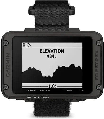 Vista 7 de Garmin Foretrex 801, navegación GPS montada en la muñeca, GNSS multibanda mejorada, mayor duración de la batería