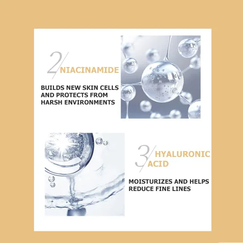 Vista 5 de VENZEN Crema facial hidratante de leche de cabra tierna nicotinamida (toner + crema facial + suero + crema para ojos) Refrescante piel facial 3.53