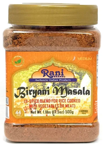 Vista 11 de Rani Biryani Masala Curry (mezcla de 7 especias para platos de arroz indio, pullao/pilau) Tarro PET de 3 onzas (3.00 oz) ~ Todo natural Vegano