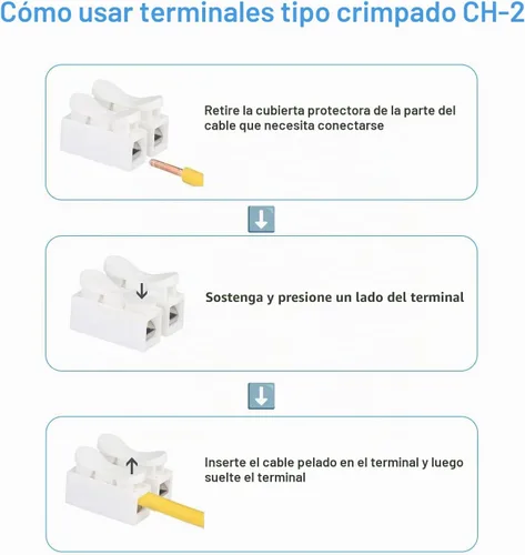 Vista 5 de Adaptador de fuente de alimentación de 12 V, 2 A, convertidor de 24 W CA/CC de 100 V-240 V a 12 voltios y extremos de cable desnudo + terminales
