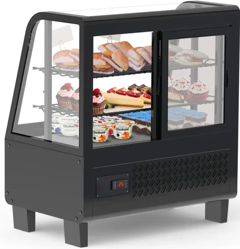 Vista 3 de KoolMore CDC-3C-BK Refrigerador comercial, 3 pies cúbicos, negro