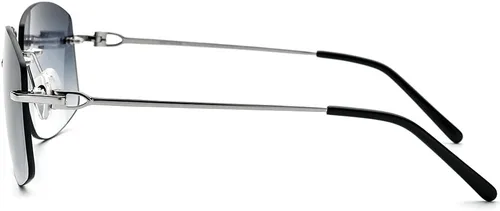 Vista 6 de HEPIDEM Gafas de sol cuadradas de gran tamaño para hombres con lente de nylon