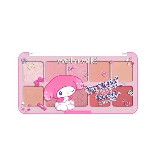 Vista 2 de wet n wild - Paleta para ojos y cara My Melody y Kuromi - Dulzura Acogedora Acogedora ternura
