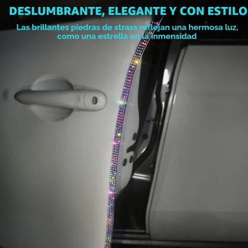 Vista 7 de eing Adhesivo antiarañazos para el borde de la puerta, protector de puerta de automóvil, protección de puerta de automóvil, 35.4 pulgadas cada uno