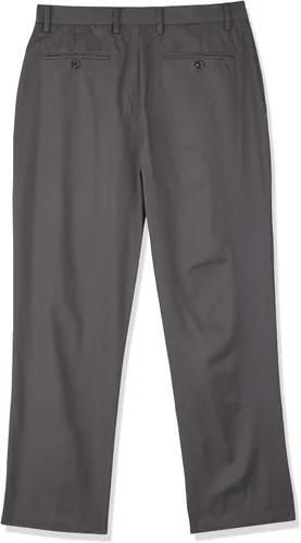Vista 3 de Tienda Essentials Pantalón chino de corte clásico, resistente a las arrugas, sin pinzas, para hombre (disponible en tallas grandes y altas)