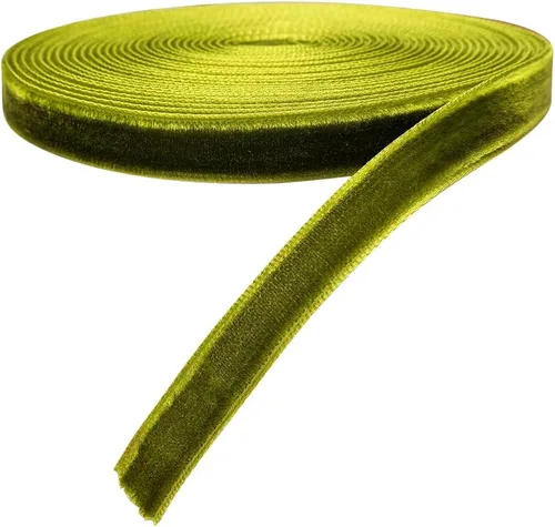 Vista 68 de Chenkou Craft 5 yardas de cinta de terciopelo para decoración navideña y embalaje artesanal