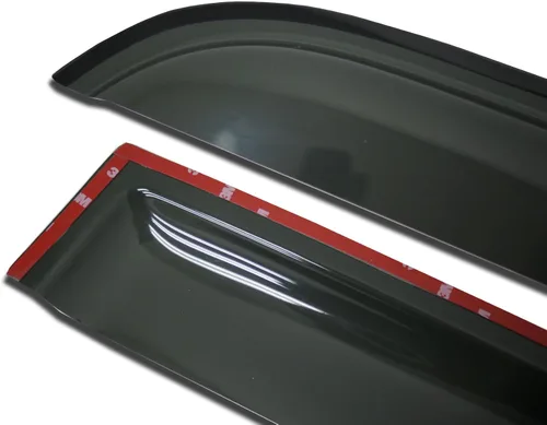 Vista 2 de WD-176 - Juego de 2 piezas de deflector de visera para ventana de canal de humo tintado
