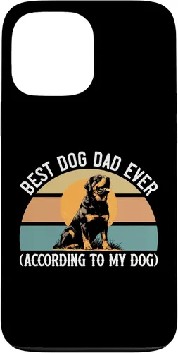 Vista 24 de Rottweiler Dog Lover Gift, Best Dog Dad Ever, Rottie Father Case for iPhone 17