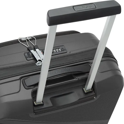 Vista 4 de AMERICAN TOURISTER Equipaje expandible Airconic Hardside con ruedas giratorias, grafitodelicia de la naturaleza, Equipaje expandible Aircónico