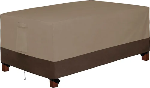 Vista 14 de Easy-Going Funda resistente 600D para muebles de patio, juego de mesa y silla rectangular al aire libre, funda impermeable para exteriores