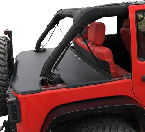 Vista 22 de Shadeidea - Cubierta tonneau para el Jeep Wrangler JL de 4 puertas, cubierta Ton para el maletero trasero del JLU (2018-Actual), cubierta
