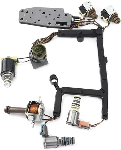 Vista 4 de Kit de solenoide de transmisión 4L60E con arnés compatible con GM 1993-2002, conjunto PWM