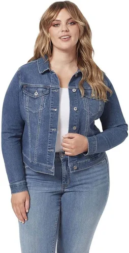 Vista 4 de Jessica Simpson Women's Pixie Classic Feminine Fit Crop Jean Jacket
