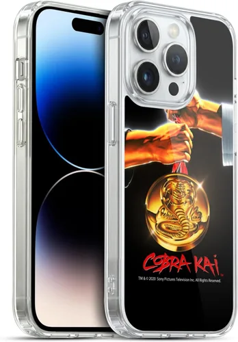 Vista 159 de Head Case Designs Funda de gel suave con licencia oficial de Cobra Kai Gold Medal Graphics compatible con Apple iPhone 7 Plus/iPhone 8 Plus
