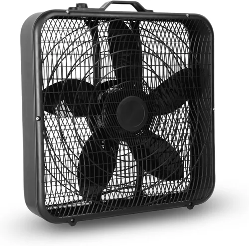 Vista 11 de Xcity Ventiladores de piso industriales de metal de 12 pulgadas, máximo 1800 CFM, ventilador de alta velocidad resistente con inclinación ajustable
