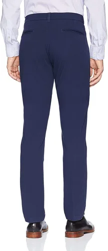 Vista 2 de J.M. Haggar Pantalón chino elástico de lujo cómodo para hombre