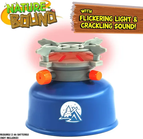 Vista 5 de Nature Bound Camp Cookout Set - un emocionante juego de campamento de 15 piezas para niños, juguete perfecto para jugar al aire libre para niños