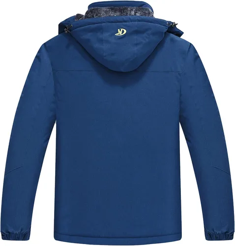 Vista 2 de QPNGRP Mens Waterproof Ski Snowboard Jacket Windproof Winter Snow Coat