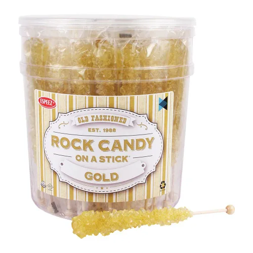 Vista 100 de Palitos de caramelo de roca extragrandes: 12 paletas de cereza rosa – envueltas individualmente – Palitos de caramelo de roca de cristal