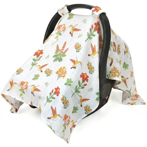 Vista 21 de Metplus Funda de muselina para asiento de coche para bebés, funda transpirable para asiento de coche infantil, funda ligera para portabebés