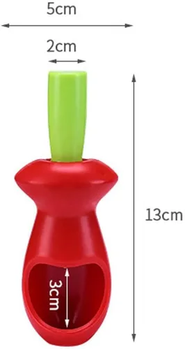 Vista 2 de HEMOTON Cherry Pitter Fruit Core Remover Tool Gadget de cocina para eliminación rápida de cereza y fruta Núcleo Diseño para uso doméstico