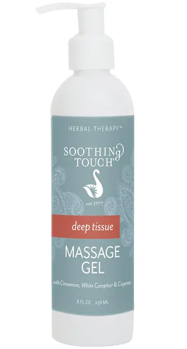 Vista 2 de Soothing Touch Gel de masaje de tejido profundo, cayena/canela/alcanfor blanco, 64 onzas