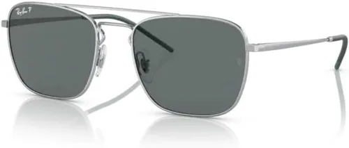Vista 7 de Ray-Ban Man Sunglasses Black On Gold Frame, Grey Lenses, 55MM Negro sobre oro/gris claro gradiente gris oscuro