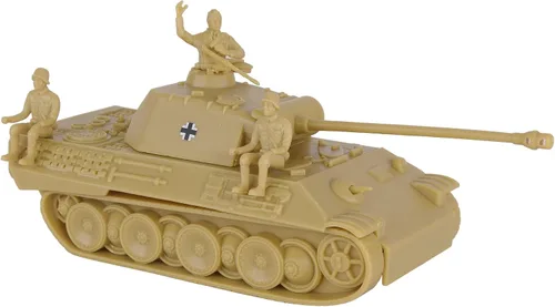 Vista 6 de BMC CTS WW2 German Panther V Tanque - Gris 1:38 Ejército de Plástico Hombres Vehículo Militar